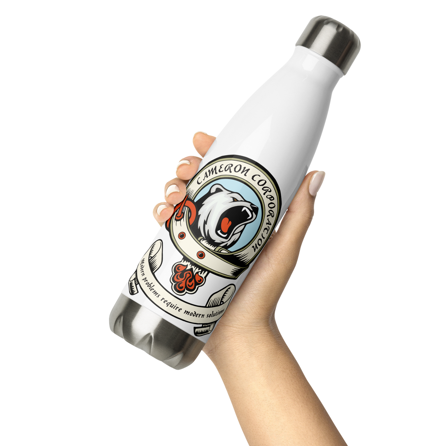 Cameron Corporation: Stainless Steel Water Bottle